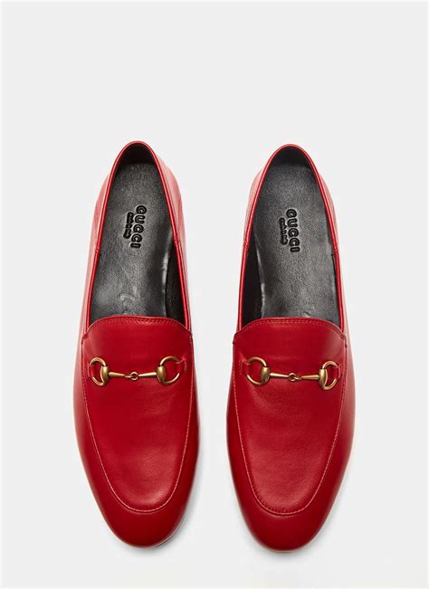 cheap red gucci loafers|gucci backless loafers women.